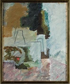 ALF LINDBERG, oil on canvas, signed.