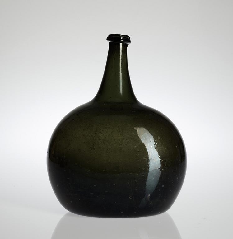 A green 18th/19th century bottle.