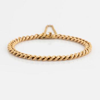 Armband, 18K guld, pansarlänk.