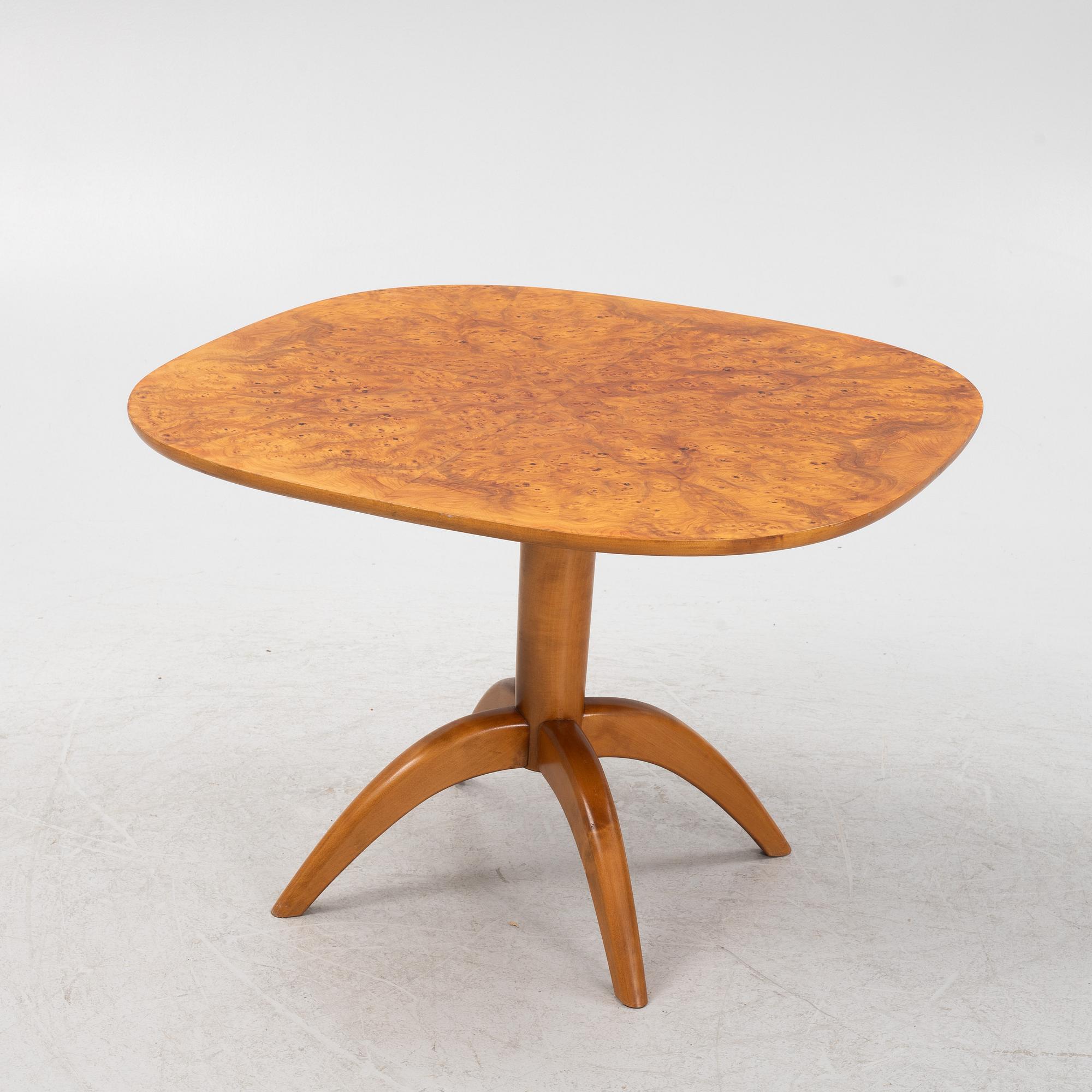 Bertil Söderberg, a burled elm table, 1930's.