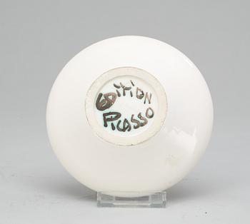 A Pablo Picasso 'Picador' faience dish, Madoura, Vallauris, France 1952.