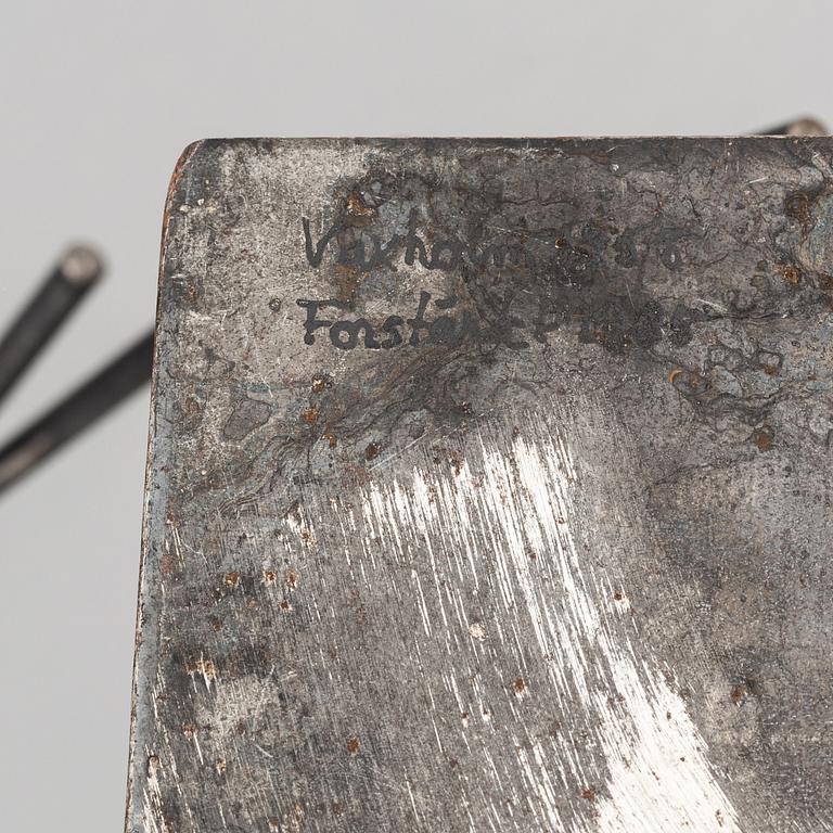 Oscar Reutersvärd, sculpture, steel, signed and dated 1959.