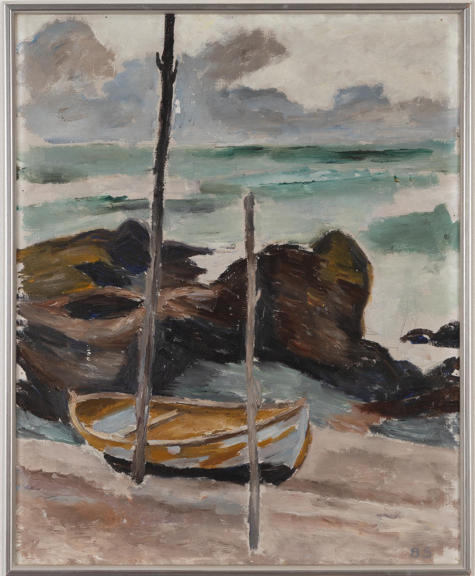 Birger Simonsson, oil on canvas, signed.