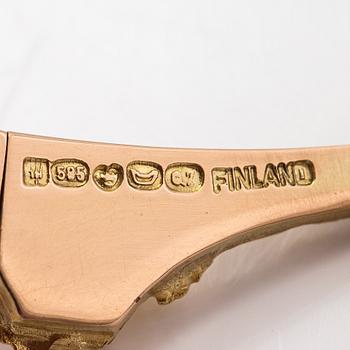 Björn Weckström, Halsband "Golden bridge", 14K guld. Lapponia 1969.