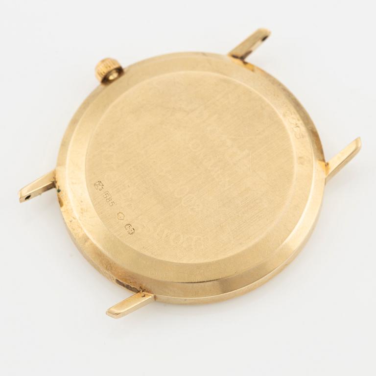 Antima, 14K gold, wristwatch, 33.5 mm.