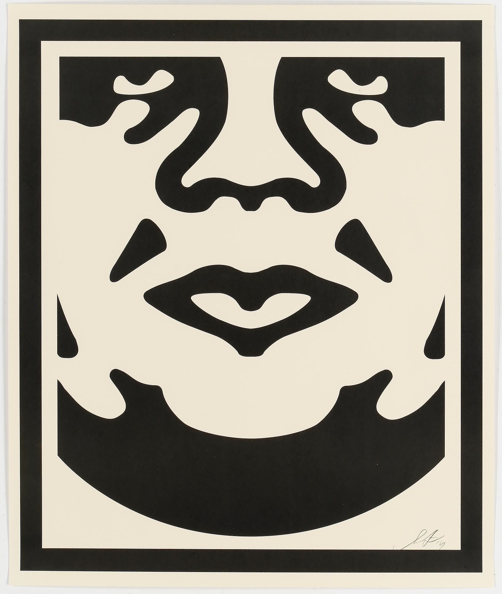 SHEPARD "OBEY" FAIREY, grafiska blad, 3 st, signerade och daterade -14.