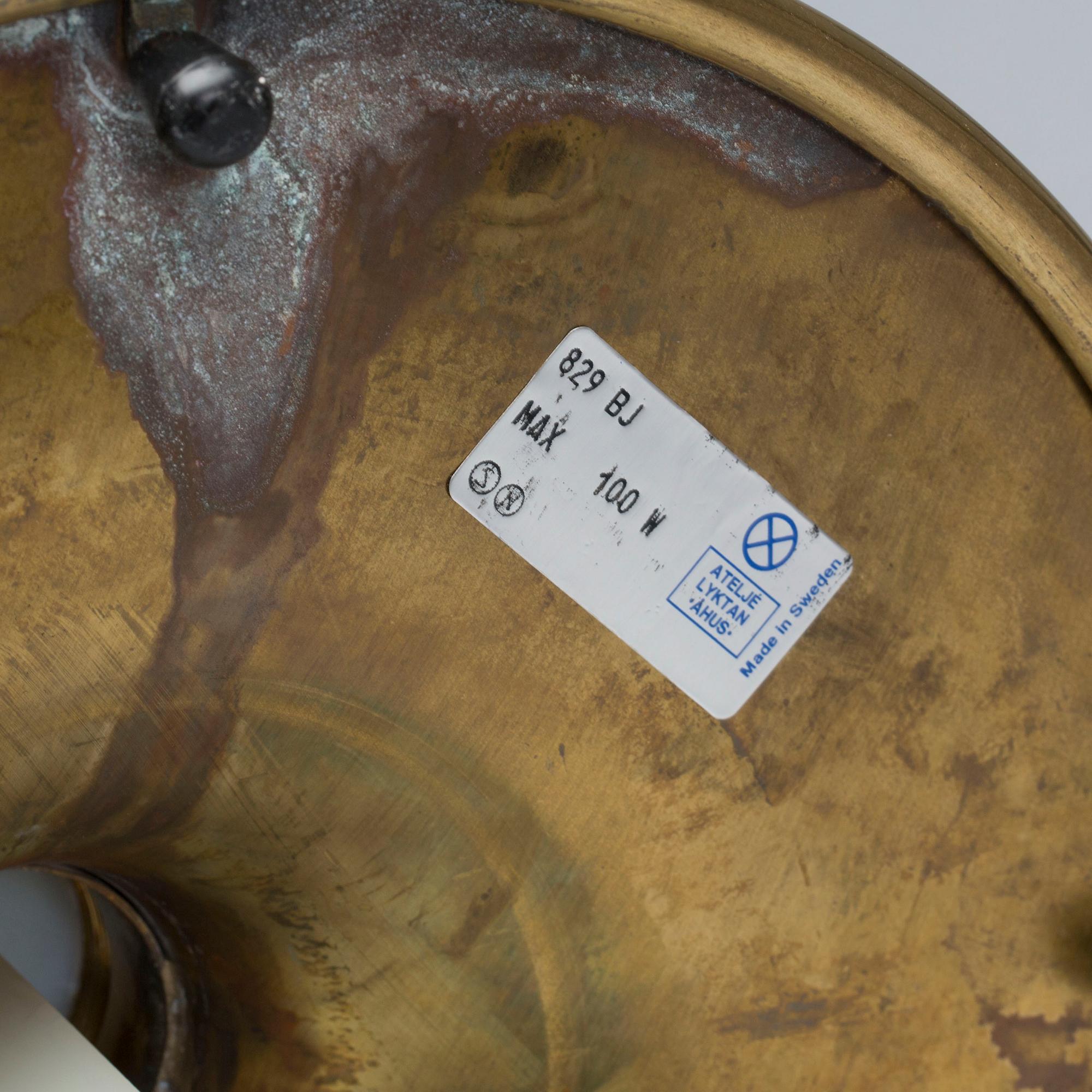 BORDSLAMPA, "Knubbling", Anders Pehrson, Ateljé Lyktan, Åhus, 1900-talets andra hälft.