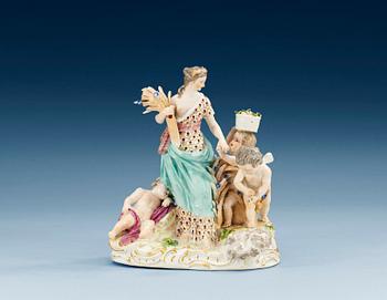 FIGURIN, porslin. 1700-tal.