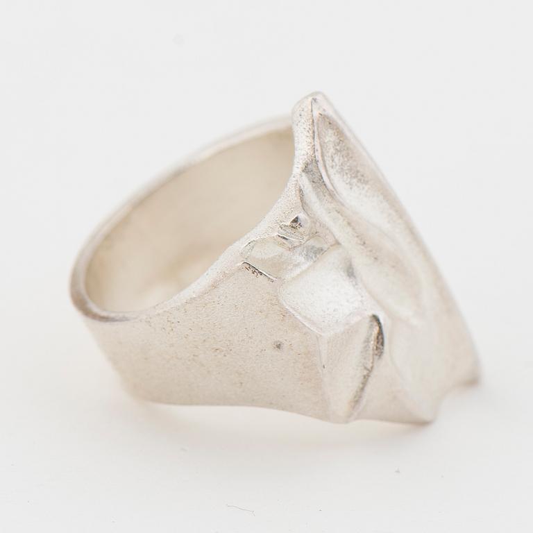 BJÖRN WECKSTRÖM, SORMUS ja KORVAKORUT, hopeaa. Lapponia 2009-10.