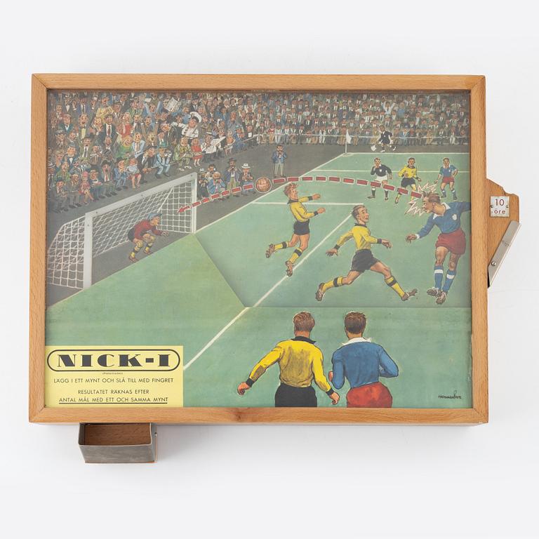Football game, "Nick-I", mid 20th Century.