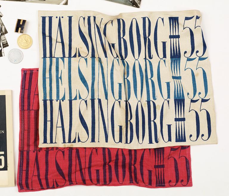 SOUVENIRER, 10 delar, Helsingborgsutställningen H55, 1955.