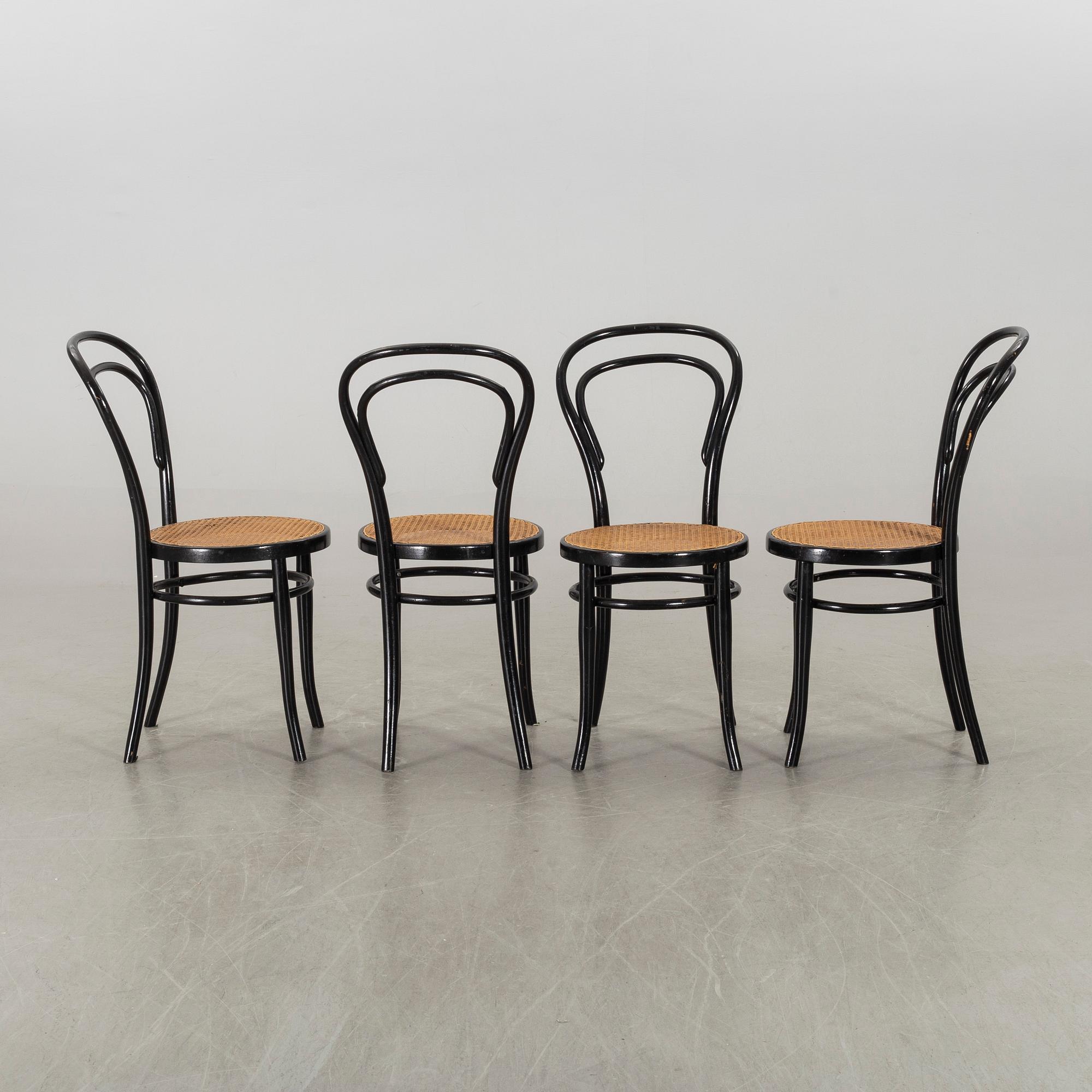 STOLAR, 4 st, Thonet-stil.