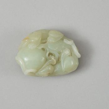 FIGURIN, nefrit. Kina, 1900-tal.
