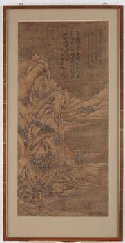 Fan Kuan After, A mountain landscape.