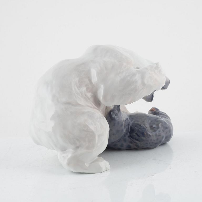 Knud Kyhn, figurin, porslin, Royal Copenhagen, Danmark.
