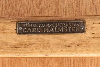 BORD. "Ovalen", brickmärkt Carl Malmsten.
