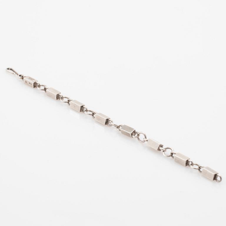 Wiwen Nilsson, Bracelet, sterling silver, Lund, 1962.