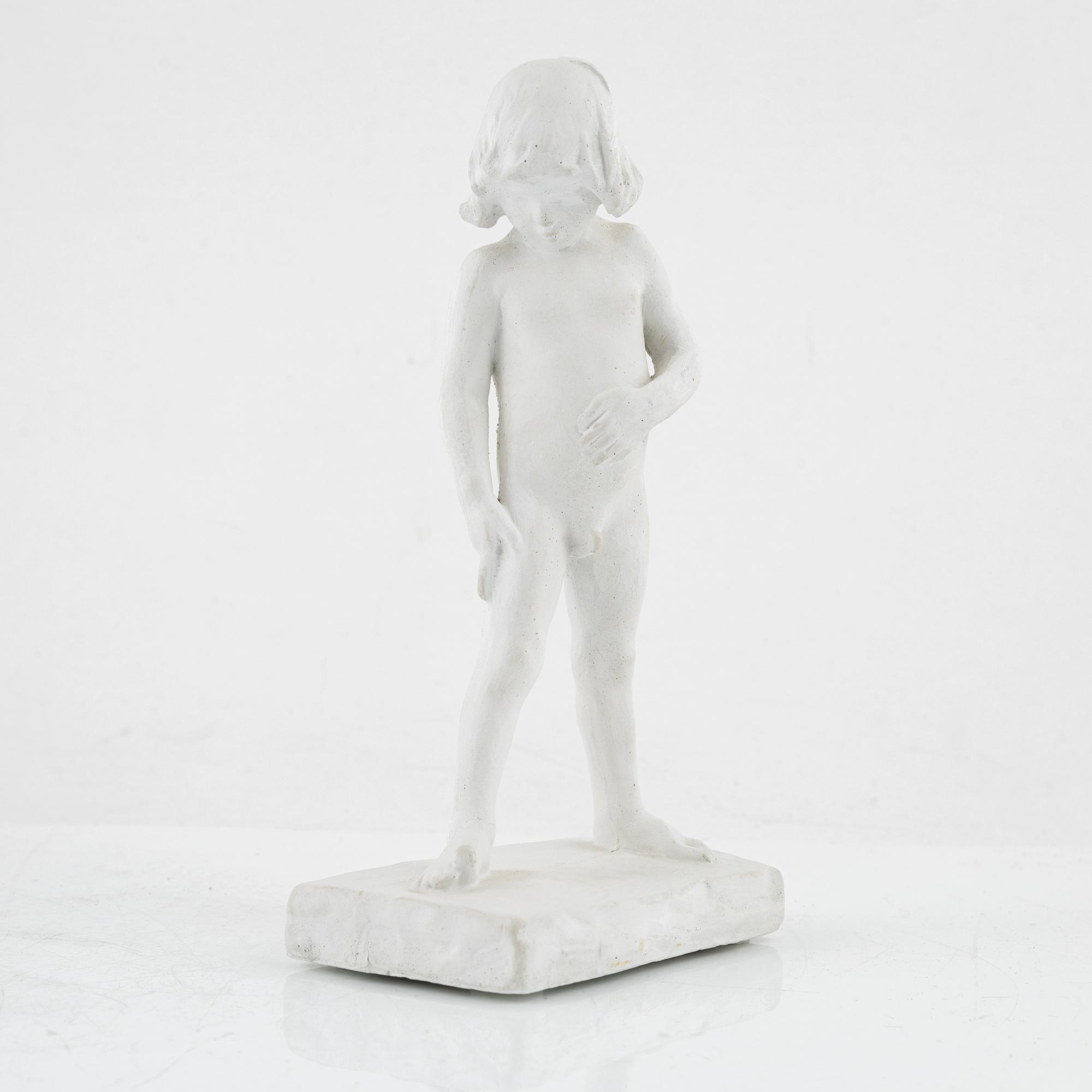 Christian Eriksson, skulptur, gips, signerad.