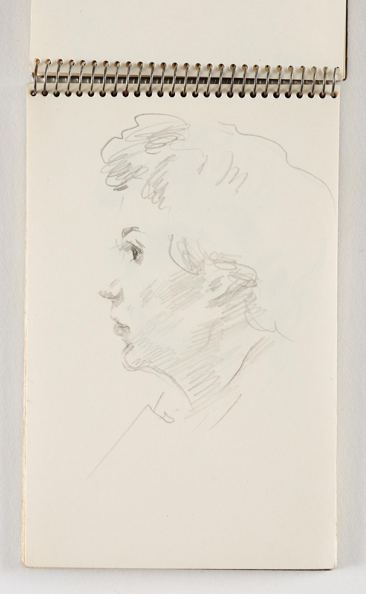 Lotte Laserstein, 10 små skissblock med teckningar.