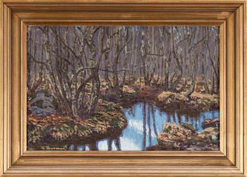 OLOF THUNMAN, oil on board, signed and dated -15. - Bukowskis