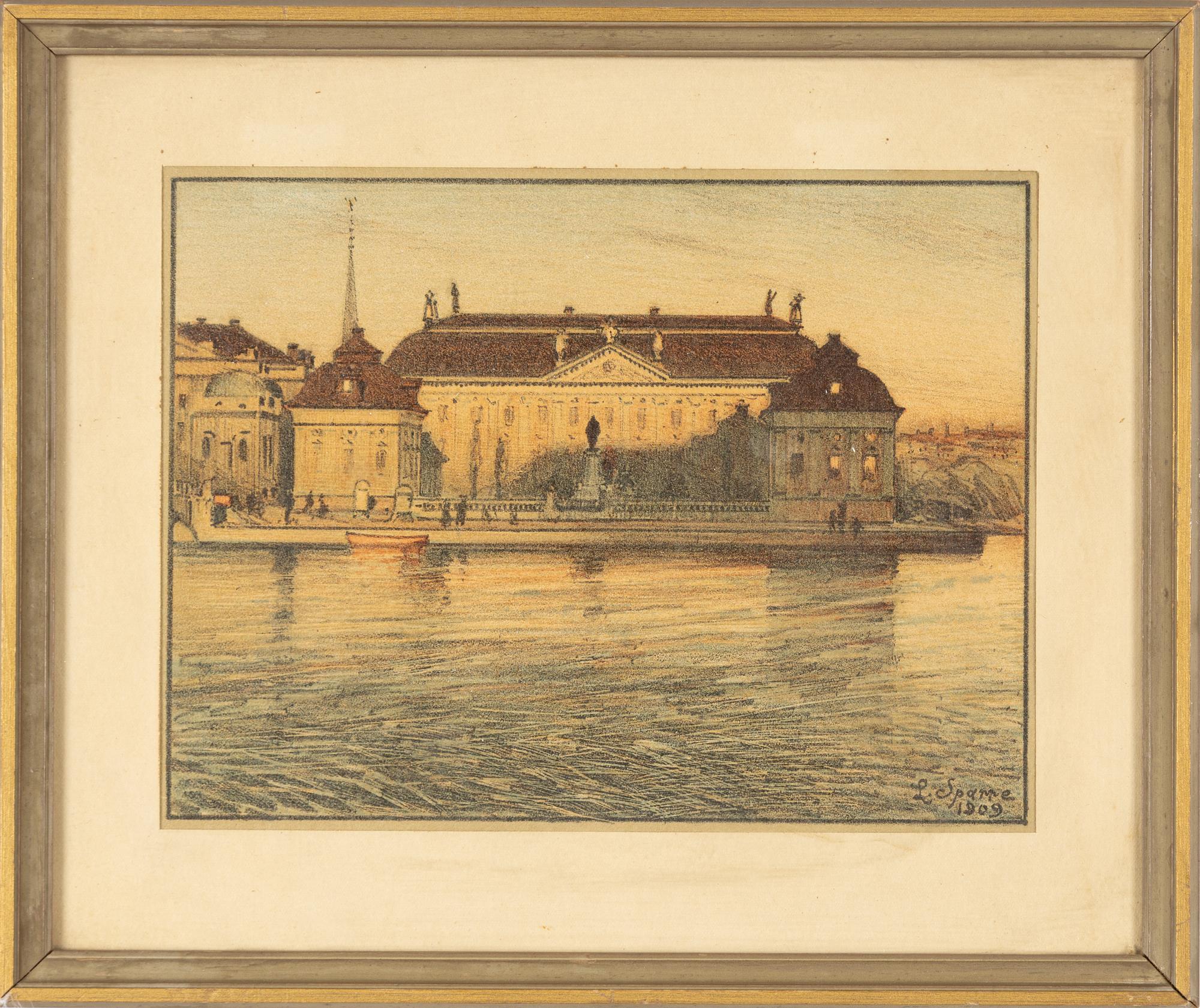 Louis Sparre, Riddarhuset, Stockholm,