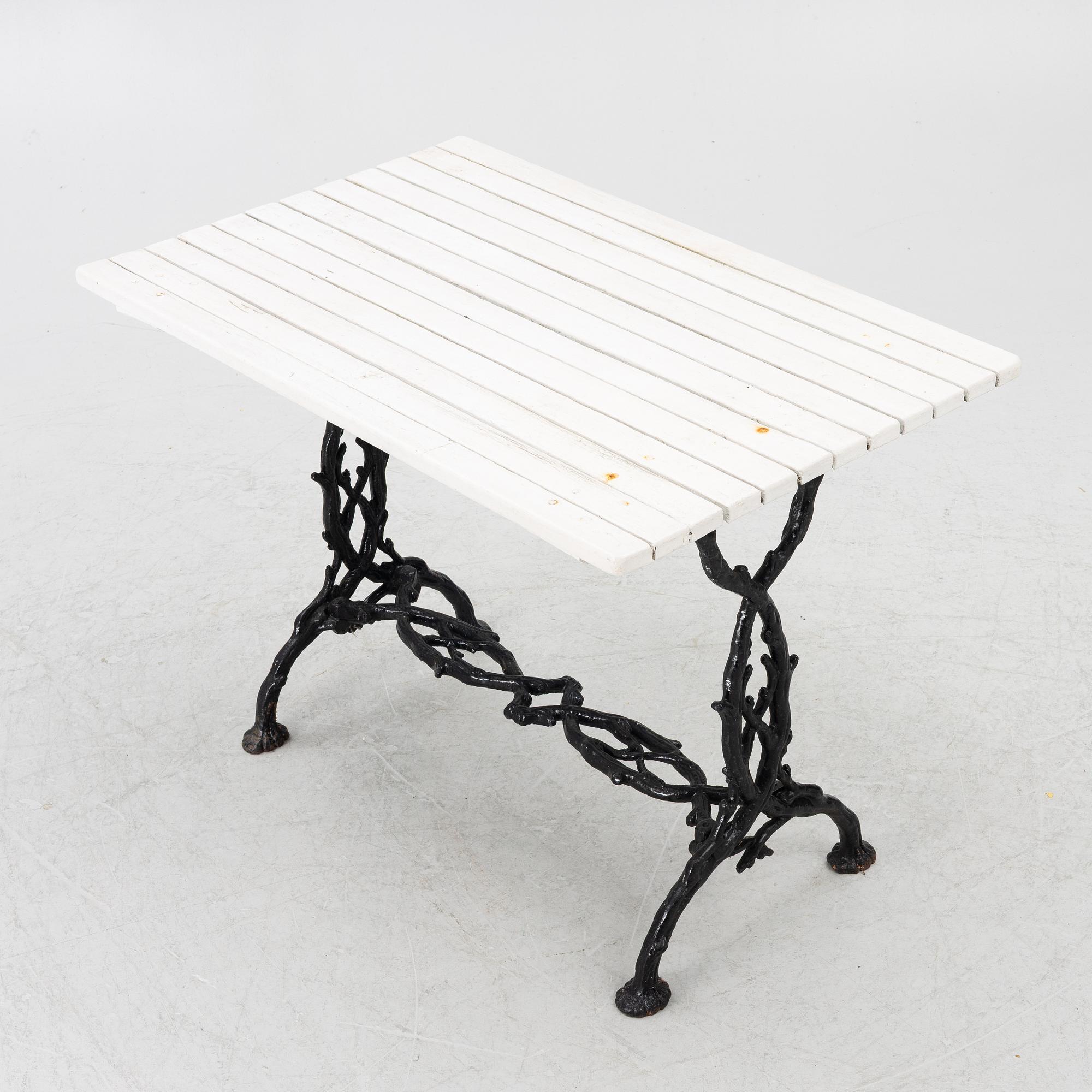 Garden table, early 20th century.