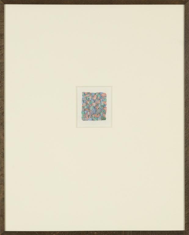 Sten Eklund, gouache, signed SE and dated -00.
