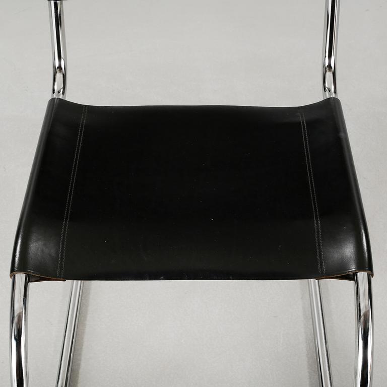 A "MR-10" chair, designed by Ludwig Mies van der Rohe for Thonet, late 20th century.