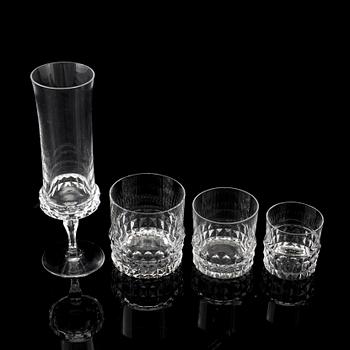 INGEBORG LUNDIN, glas, 29 st  "Silvia", Orrefors, modellen formgiven 1957.