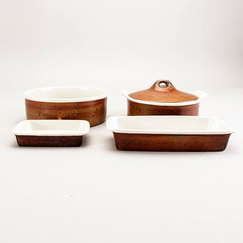 Stig Lindberg, tableware, 54 parts, ovenproof goods, "Coq", Gustavsberg.