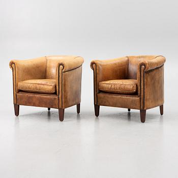 Clubfåtöljer, ett par, Bendic International, 1900-talets slut.