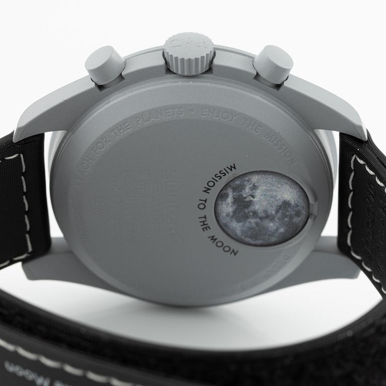 Omega/Swatch, MoonSwatch, "No Reserve", collection of 14 pcs, chronograph, wristwatches, 42 mm.