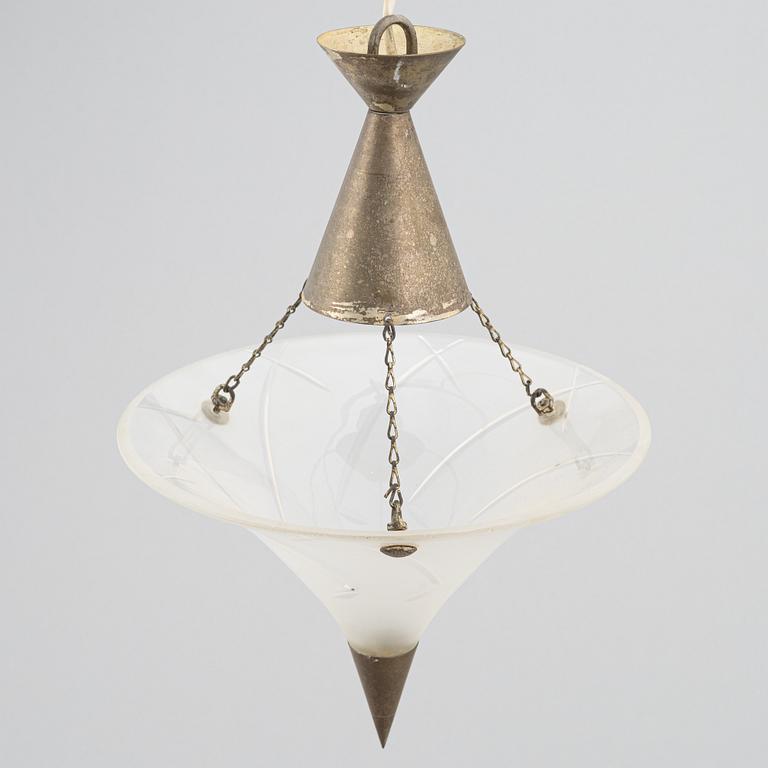 Høvik Verk, ceiling lamp, model "6511", Norway, 1930s.