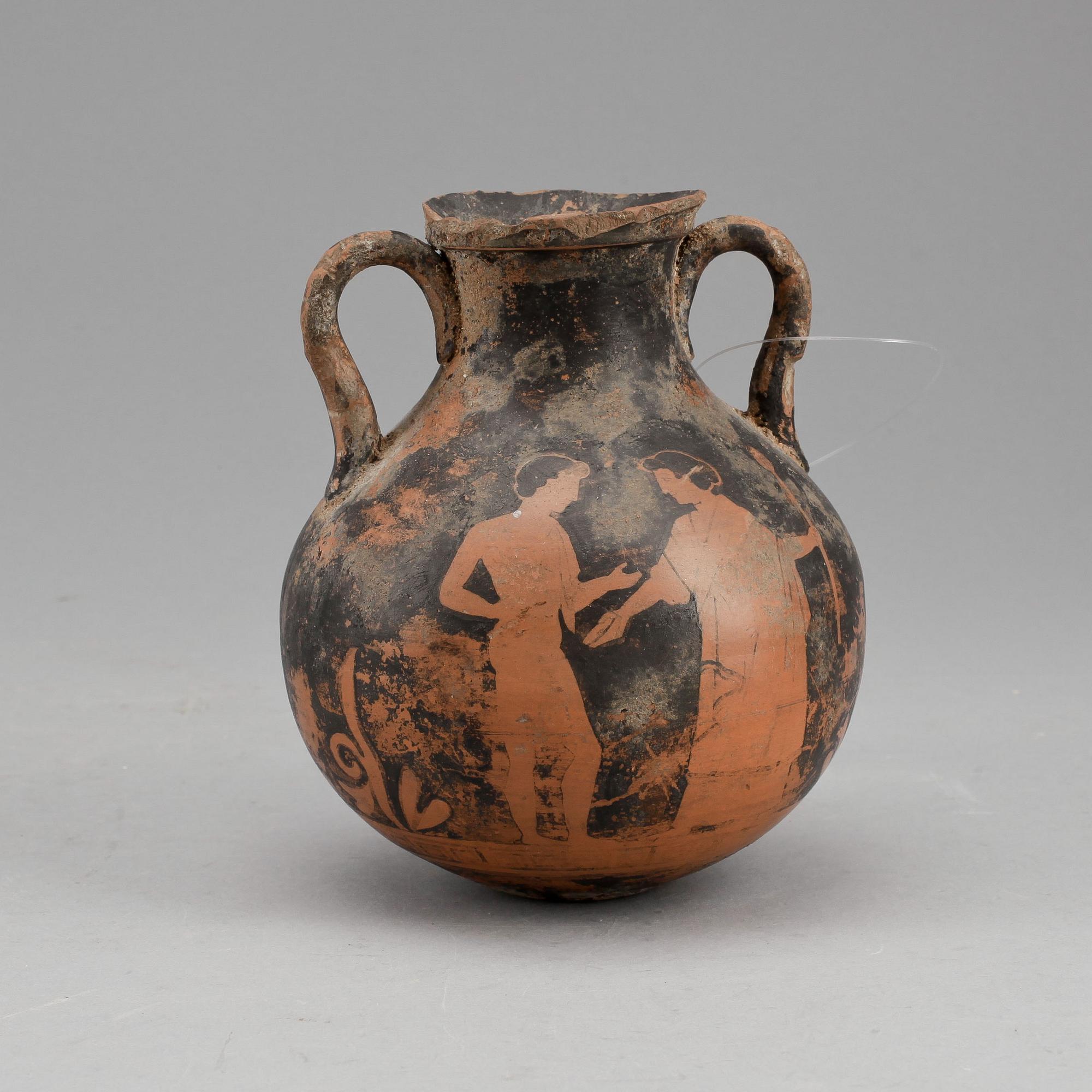 KÄRL, lergods, grekiskt kulturområde, troligen 500-300-tal f Kr.