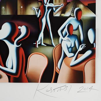 MARK KOSTABI, pigment print, signerad Kostabi, daterad 2014 och numrerad A.P. 18/30 med blyerts.