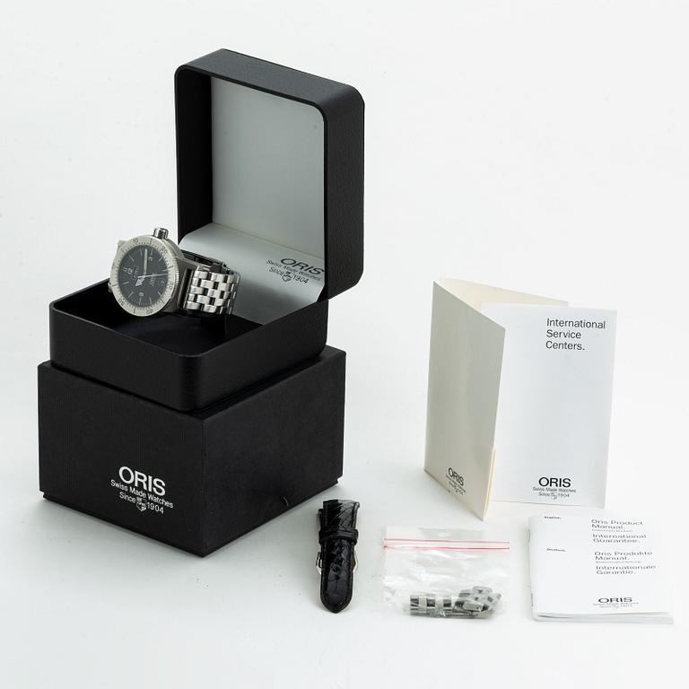 Oris, BC3, Big Crown, Day-Date, wristwatch, 42 mm.