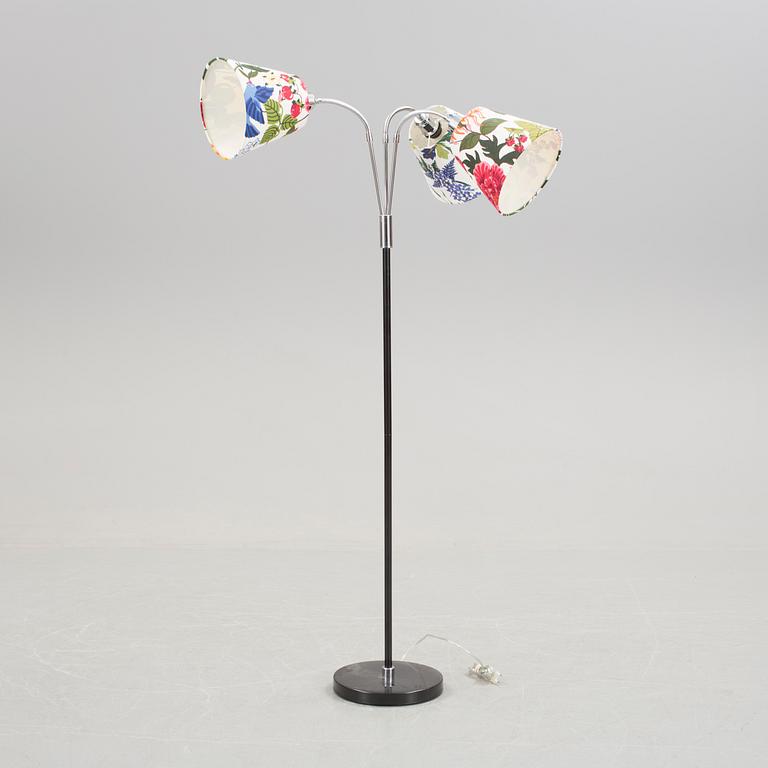 A Hallbergs Lighting standard lamp, 21st Century.
