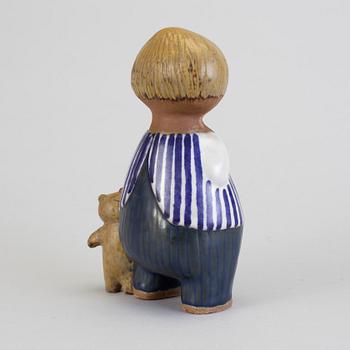 LISA LARSON, Gustavsberg, figurin i stengods, "Malin". I produktion 1962-1980.