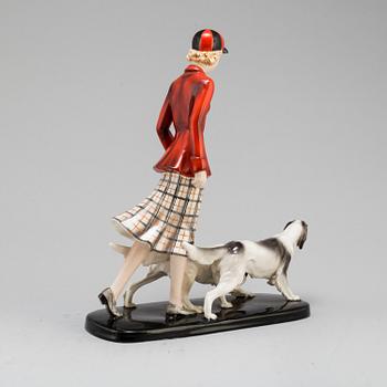 STEPHAN DAKON, an Goldcheider earthenware figure group, model 6524, Vienna.