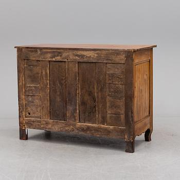 A late 18th century walnut cupboard.