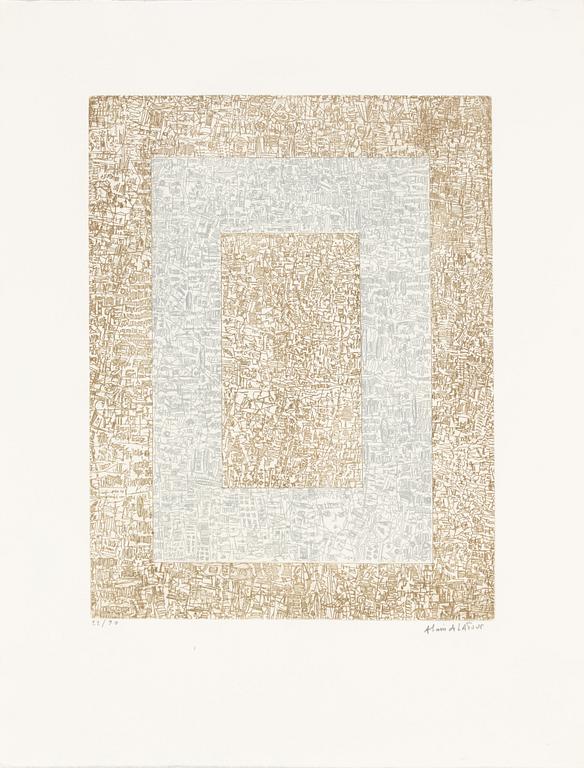 Folder with graphic prints by various artists "Les Hypergraphies".
