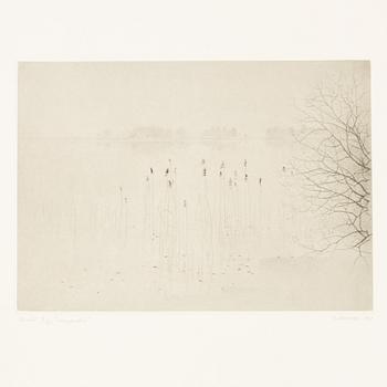 Gunnar Norrman, Drypoint engravings, 9, signed and numbered.