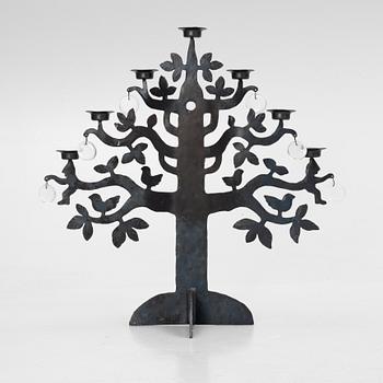 Bertil Vallien, candelabrum, Boda Smide, second half of the 20th century.