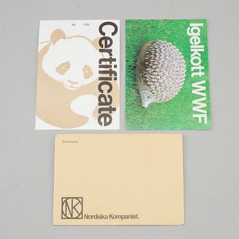 A stoneware figurine by Lisa Larson.