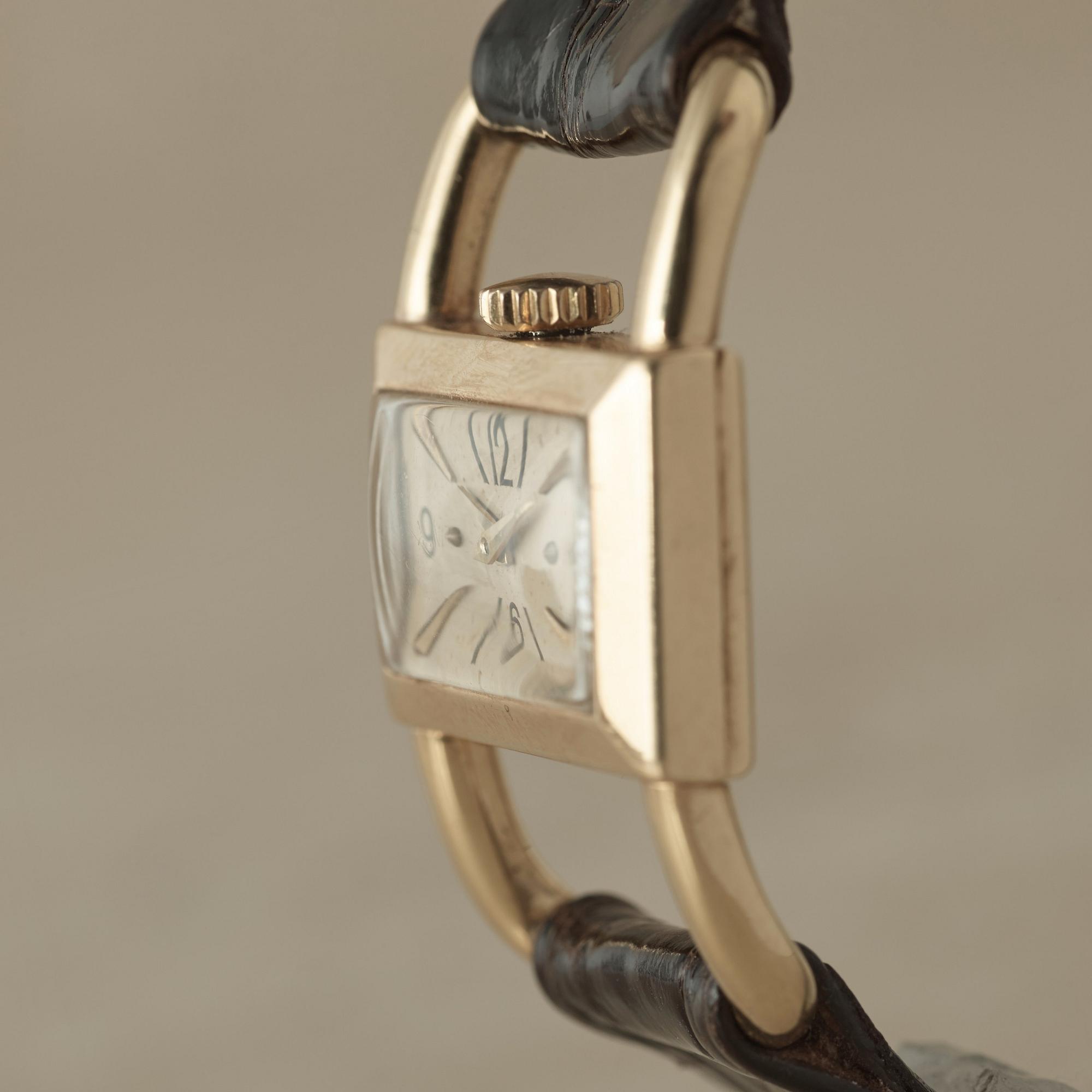 JAEGER-LECOULTRE, "Etrier Hermès",  wristwatch, 23 x 14,5 (34) mm,