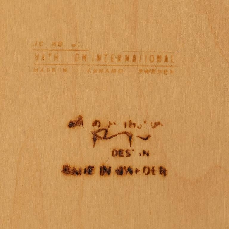 Bruno Mathsson, a trolley, Mathsson International, Värnamo.