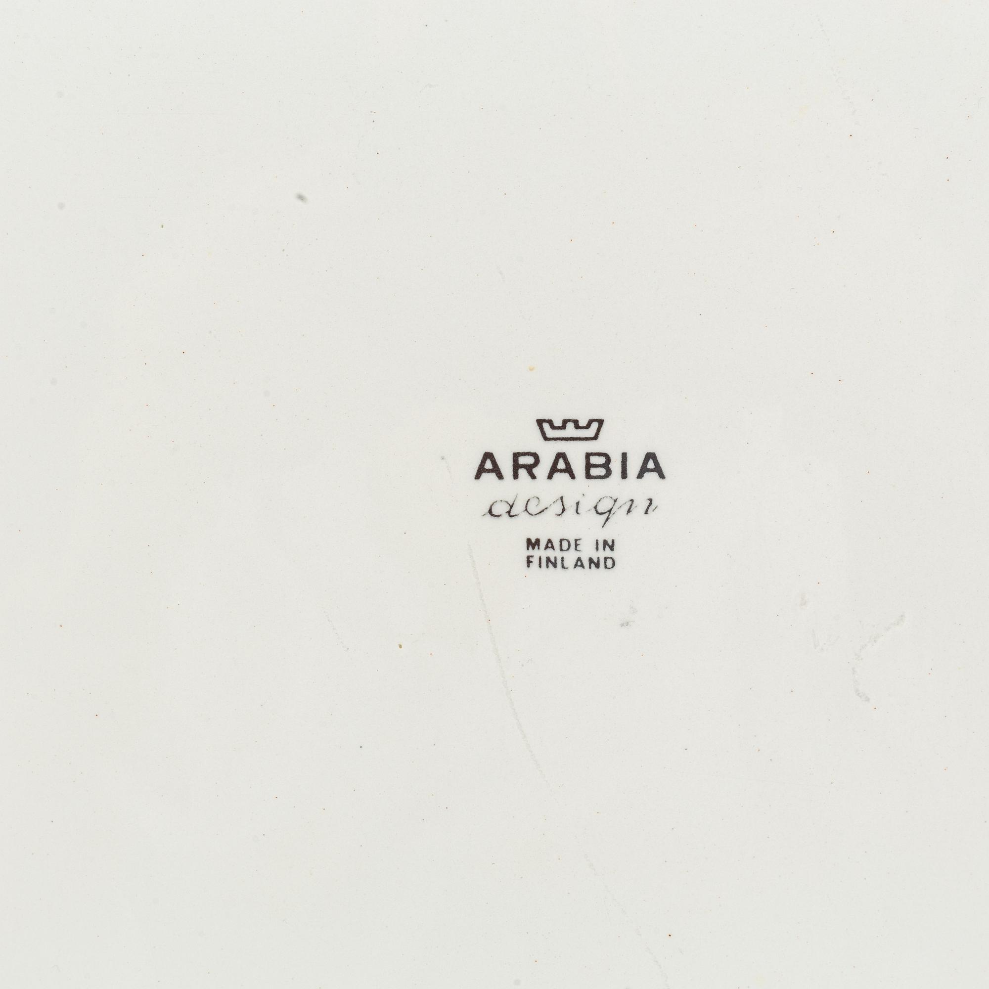 A ceramic tray, Arabia, Finland.