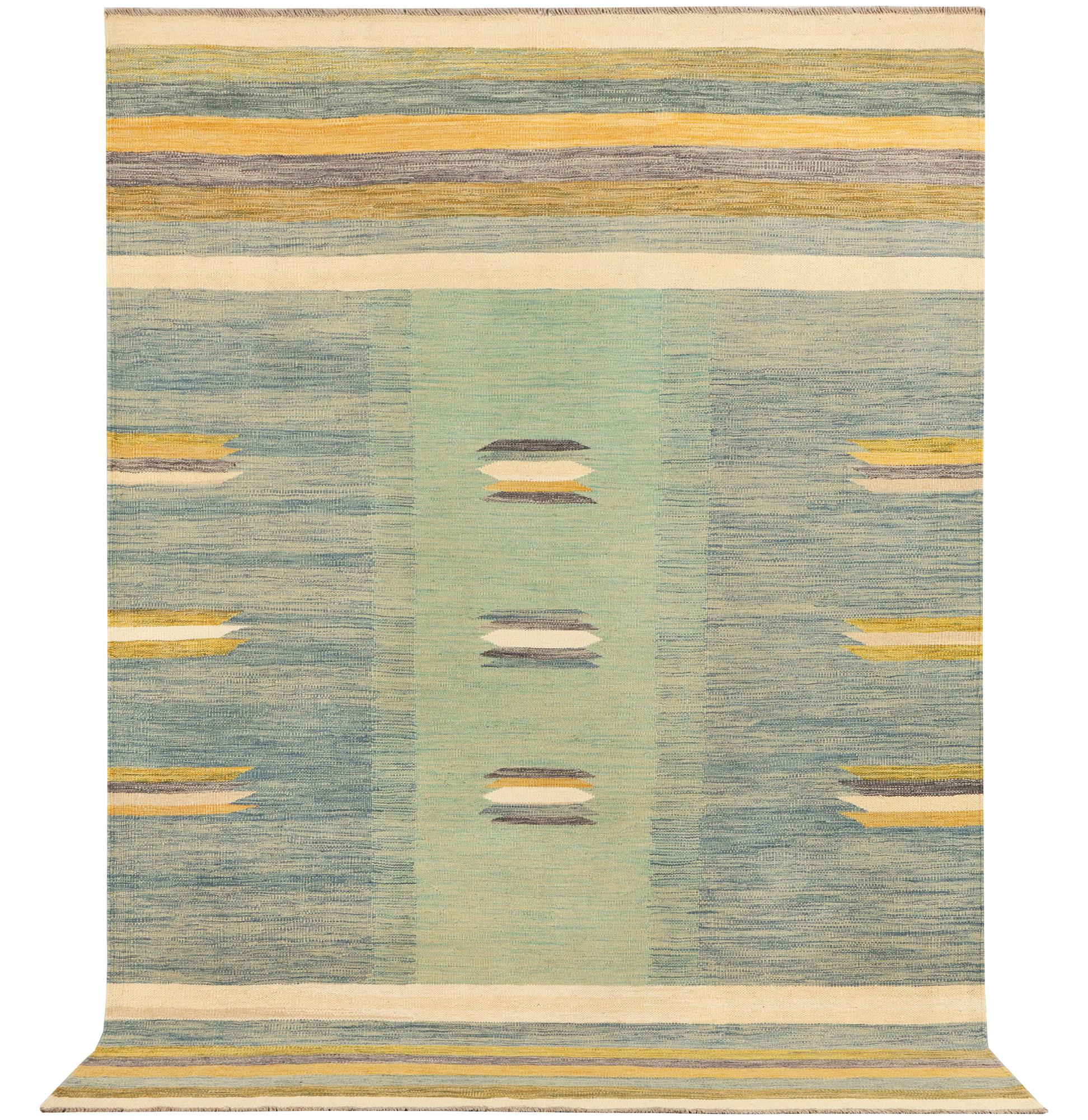 An Afghan kelim rug, c. 238 x 160 cm.