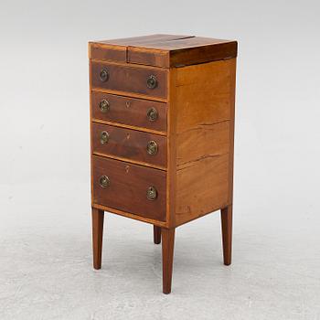 A late Gustavian wash stand, Sweden, early 19th century.