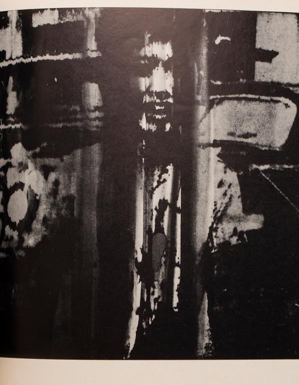 WOLF VOSTELL, ASSEMBLAGE, signerad med dedikation till Yoshio Nakajima. sam BOK.